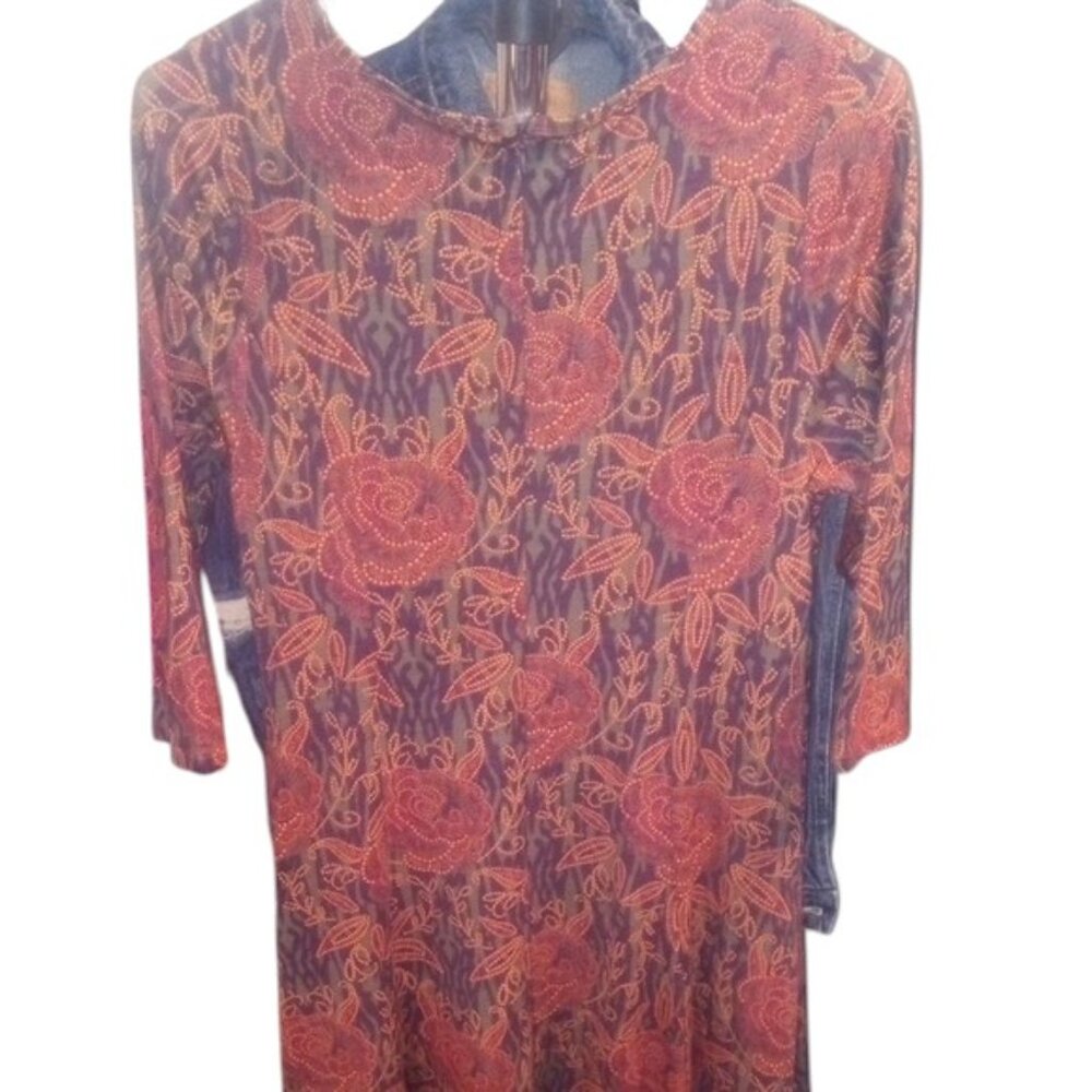 Floral Patterned Dress | Soft Surroundings | 16 PTP - Picture 4 of 4